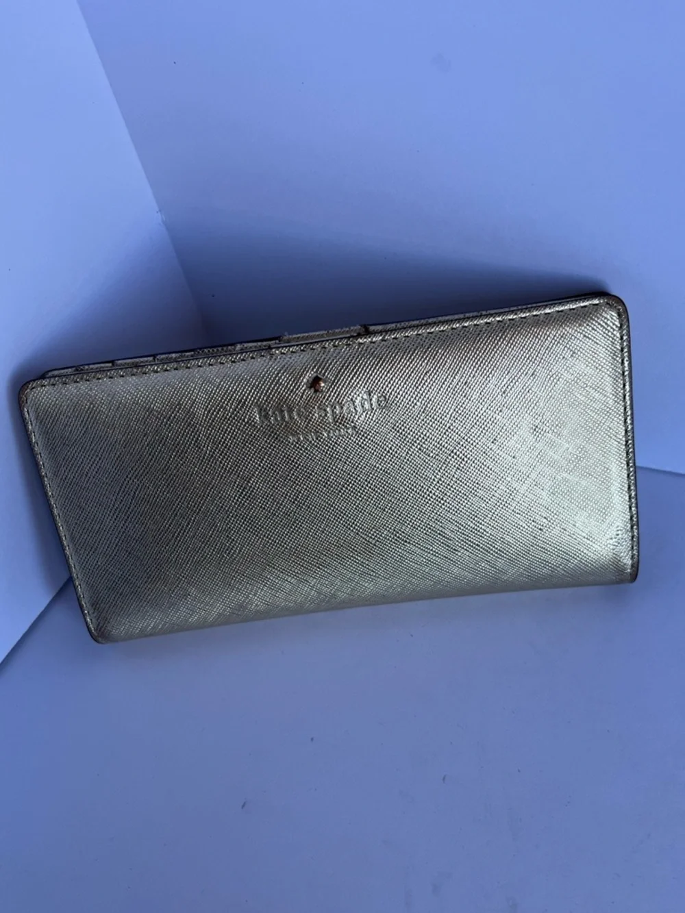 kate spade metallic saffiano